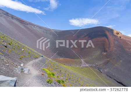 Mount Fuji Hoonaga Hoonaga Crater Mount Fuji Hoonaga Hoonaga Crater 57262778