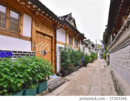 Bukchon Hanok Village Landscape Bukchon Hanok Village Landscape 57263366