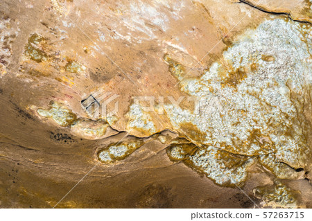 Colorful ground at Namafjall Hverir geothermal Colorful ground at Namafjall Hverir geothermal 57263715