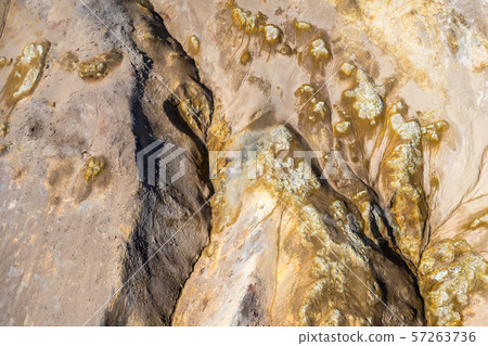 Colorful ground at Namafjall Hverir geothermal Colorful ground at Namafjall Hverir geothermal 57263736