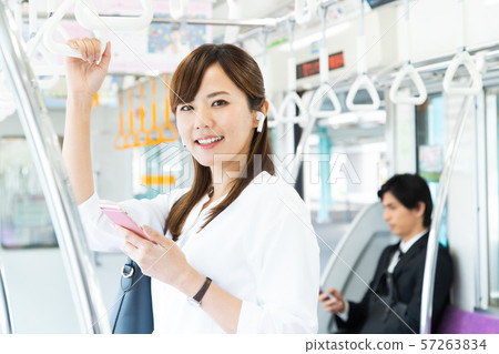 Commuter Female Train Business Woman Photography Cooperation: Keio Electric Railway Co., Ltd. Commuter Female Train Business Woman Photography Cooperation: Keio Electric Railway Co., Ltd. 57263834