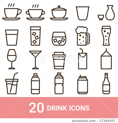 Product icon Drink line 20 sets 57264455