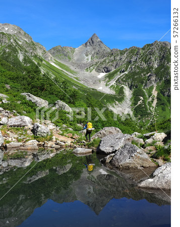 Tengu pond and Yagatake volcano 57266132