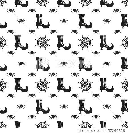 Halloween seamless pattern. Design elements for halloween party poster. 57266828