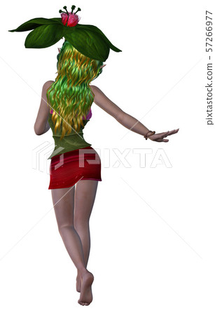 3D Floral Fairy 57266977