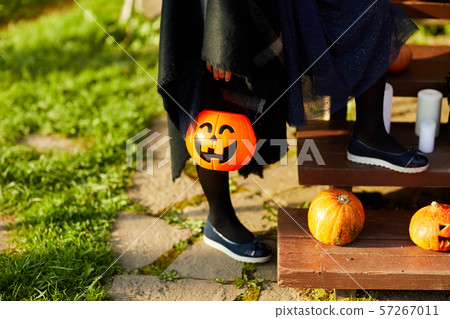 Trick or Treat Bucket Closeup Trick or Treat Bucket Closeup 57267011