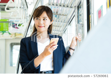 Commuter Female Train Station Business Woman Photography Cooperation: Keio Electric Railway Co., Ltd. Commuter Female Train Station Business Woman Photography Cooperation: Keio Electric Railway Co., Ltd. 57269061