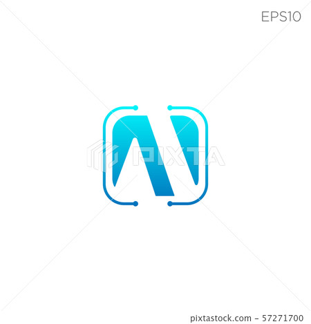 monogram initial a, a logo template black color 57271700