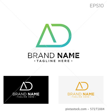 monogram initial ad, ad, ad logo template black monogram initial ad, ad, ad logo template black 57271884