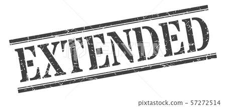 extended stamp. extended square grunge sign. extended stamp. extended square grunge sign. 57272514