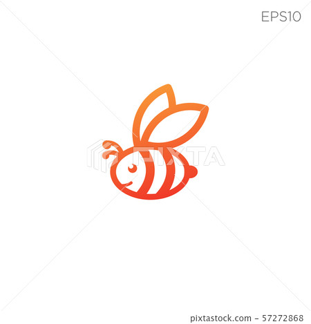bee logo or icon vector isolated symbol element bee logo or icon vector isolated symbol element 57272868