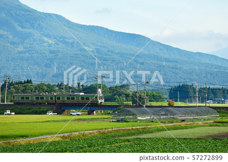 前往Banetsu西線，豬苗代湖，農村 57272899