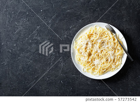 close-up of cacio e pepe on a plate close-up of cacio e pepe on a plate 57273542