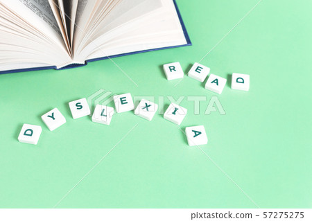 Dyslexia and read words with an open book Dyslexia and read words with an open book 57275275