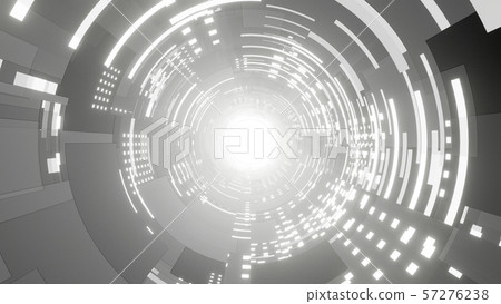 Abstract futuristic object. HUD elemet 57276238