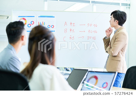 Bright business scene Bright business scene 57276424