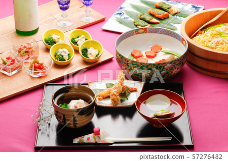 Image of Japanese food for Hinamatsuri 57276482
