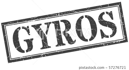 gyros stamp. gyros square grunge sign. gyros - Stock Illustration ...