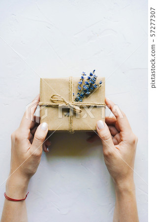hands lavender gift hands lavender gift 57277307