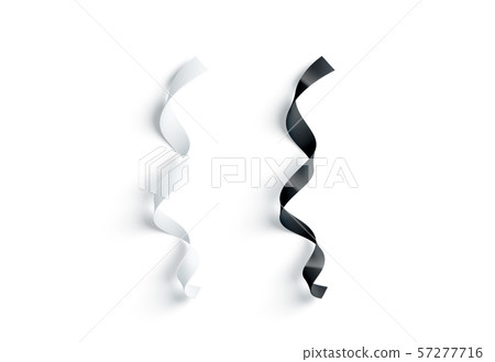 Download Blank Black And White Curl Gift Silk Ribbon Stock Illustration 57277716 Pixta PSD Mockup Templates