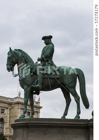 Monument to Maria Theresa in Vienna on the square near the Museum of Natural History. Monument to Maria Theresa in Vienna on the square near the Museum of Natural History. 57278179
