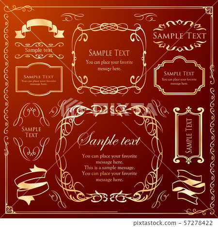 Frame Design Set Antique Luxury Vintage Frame Design Set Antique Luxury Vintage 57278422