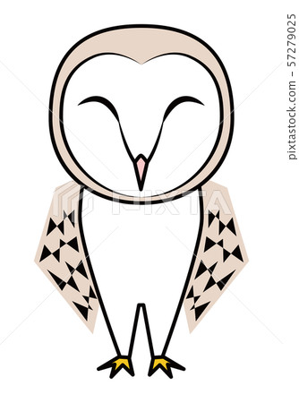 貓頭鷹時興的穀倉貓頭鷹傳染媒介例證 貓頭鷹時興的穀倉貓頭鷹傳染媒介例證 57279025