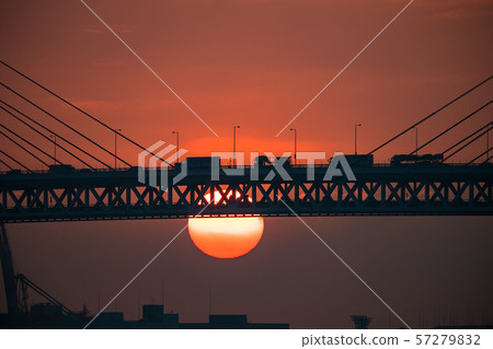 <神奈川縣>交通圖像 - 朝日和海灣大橋 57279832