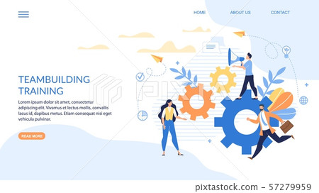 Advertising Banner Written Teambuilding Training. Advertising Banner Written Teambuilding Training. 57279959