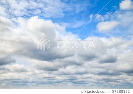 Blue sky covered with clouds. Image for backgrounds. Blue sky covered with clouds. Image for backgrounds. 57280552