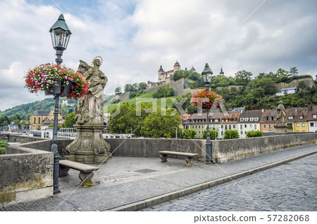 Marienberg fortress in Wurzburg, Bavaria, Germany Marienberg fortress in Wurzburg, Bavaria, Germany 57282068