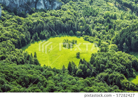 Forest and meadow, Sulov rocks, Slovakia Forest and meadow, Sulov rocks, Slovakia 57282427