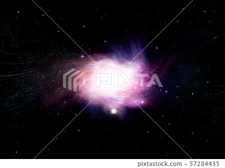 Stars, dust and gas nebula in a far galaxy 57284435