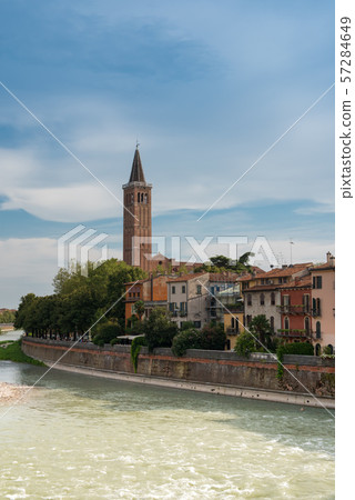 世界文化遺產維羅納都市風景意大利 57284649
