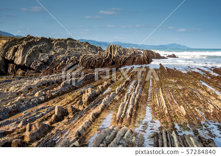 The Itzurum Flysch in Zumaia - Basque Country, Spain 57284840