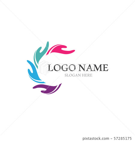 Hand Care Logo Template vector icon Business Hand Care Logo Template vector icon Business 57285175