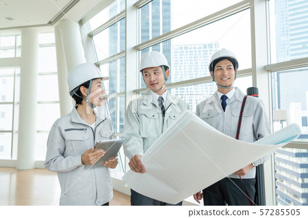 Construction business meeting general contractor business image 57285505