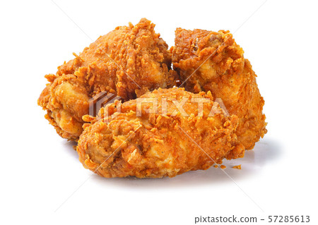 Photo of breaded crispy fried chicken thighs 57285613