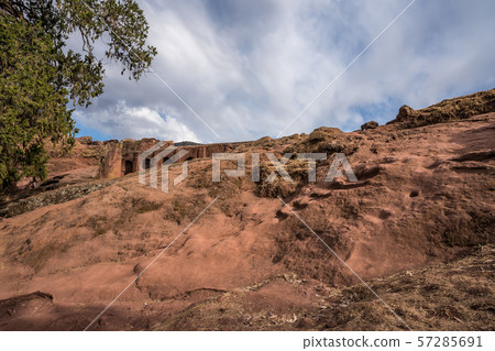 Bete Abba Libanos rock-hewn church, Lalibela, Ethiopia Bete Abba Libanos rock-hewn church, Lalibela, Ethiopia 57285691