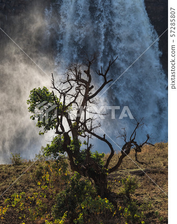 Landscape view near the Blue Nile falls, Tis-Isat in Ethiopia, Africa 57285807