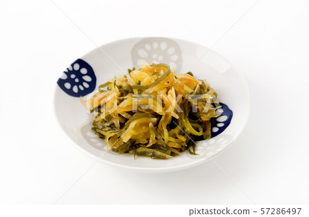 Stir-fried papaya and chopped kelp Stir-fried papaya and chopped kelp 57286497