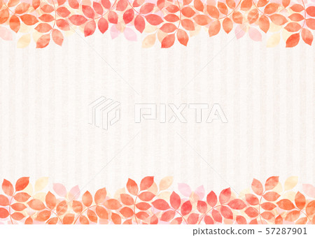 Background material_Konoha Autumn leaves Dead leaves Leaves 57287901
