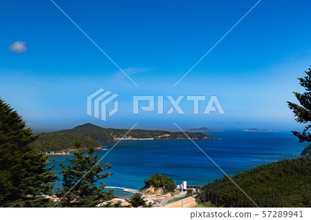 Fishing port on the Sanriku Oshika Peninsula 57289941