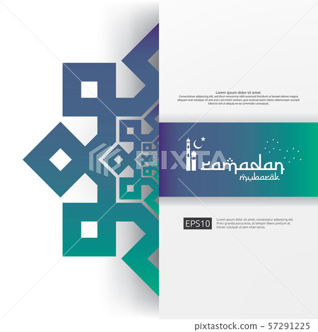 islamic design concept. abstract mandala with 57291225