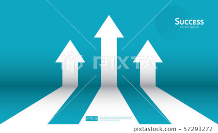 business arrow target direction concept to 57291272