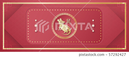 Chinese new year 2020, year of the rat. 57292427