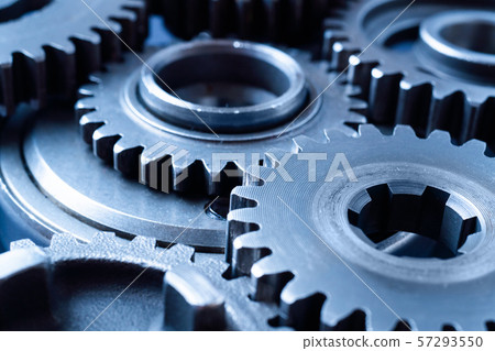 perspective view of industrial engine gear wheel 57293550