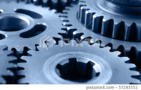 perspective view of industrial engine gear wheel 57293552