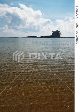 夏季的Shima半島，Suzume島和Azurihama海 57298319