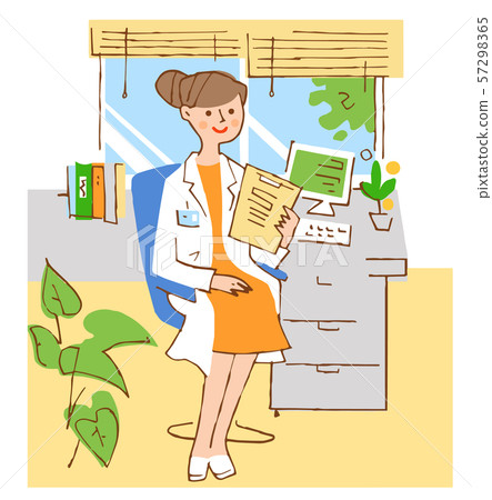 穿白大褂的女人 57298365